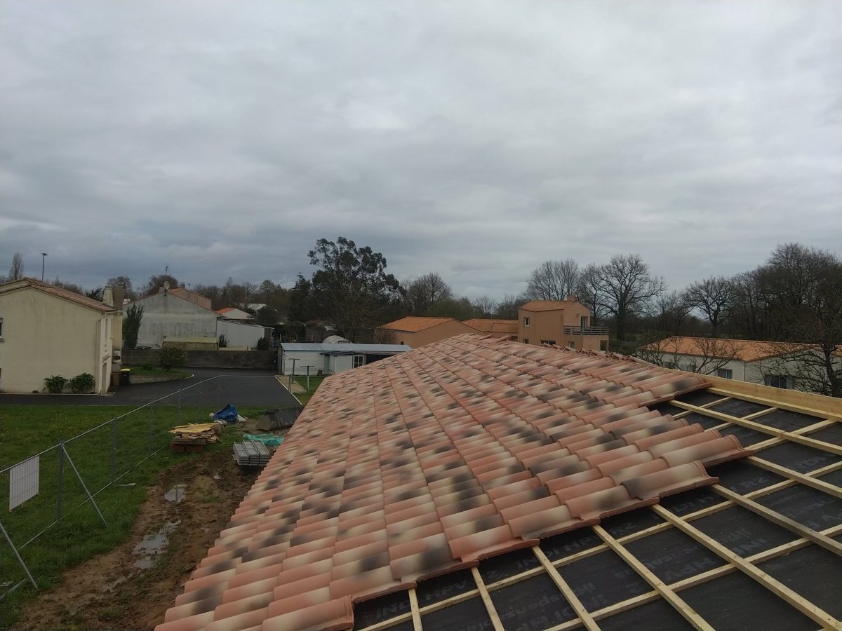 Charpentes bois et carport pour une maison à Saint-Georges-de-Pointindoux — Saint-Georges-de-Pointindoux