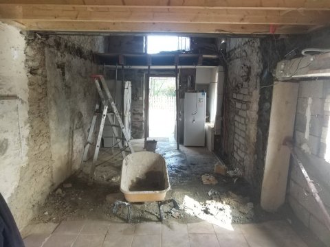 Création d’une ouverture dans un mur porteur en moellons